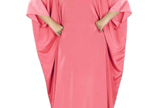 MyBatua Women’s Muslim Kaftan, Free Size Abaya, Dubai Maxi Dress, Islamic Clothing KF-001