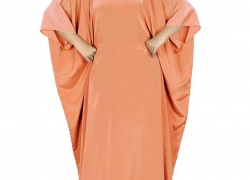 MyBatua Women’s Muslim Kaftan, Free Size Abaya, Dubai Maxi Dress, Islamic Clothing KF-001