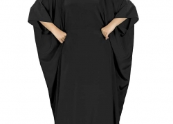 MyBatua Women’s Muslim Kaftan, Free Size Abaya, Dubai Maxi Dress, Islamic Clothing KF-001