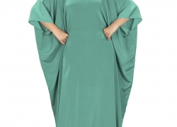 MyBatua Women’s Muslim Kaftan, Free Size Abaya, Dubai Maxi Dress, Islamic Clothing KF-001