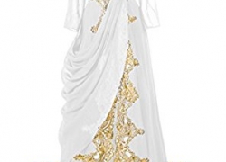 Oyeahbridal Women’s Long Muslim Abaya Dubai Evening Dress Islamic kaftan Gowns Oyeahbridal