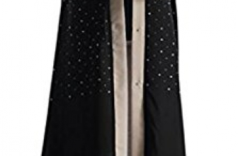 Pandapang Womens Muslim Cardigan Dubai Abaya Gown Islamic Dress Pandapang
