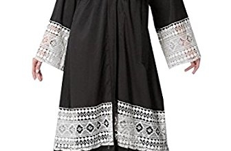 Pivaconis Women’s Long Sleeve Solid-Colored Fashion Islamic Chiffon Maxi Dress Pivaconis
