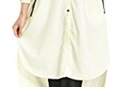 Plaid&Plain Women’s Summer Chiffon Muslim Kaftan Abayas Shirt Dress Blouses Plaid&Plain
