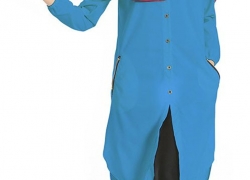 Plaid&Plain Women’s Summer Chiffon Muslim Kaftan Abayas Shirt Dress Blouses