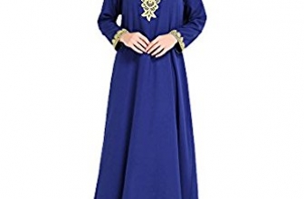 Romacci Muslim dubai long sleeve dress with embroidery for women Islamic clothing gown abaya Romacci