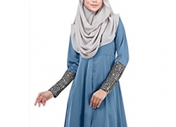 ROMANTIC BEAR Islamic Muslim Long Sleeve Dress ROMANTIC EBAR