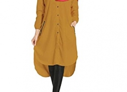 Sheng Xi Women’s Splicing Islamic Open Front Abaya Cocktail Dress Sheng XiWomen