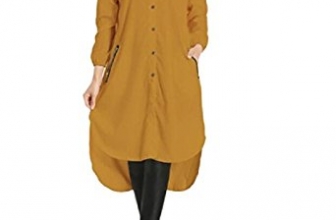 Sheng Xi Women’s Splicing Islamic Open Front Abaya Cocktail Dress Sheng XiWomen