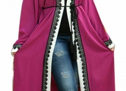 teba Muslim Women’s Dress Pure Egyptian Crepe Abaya Set Islamic (Rania) teba