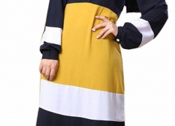 teba Muslim Women’s Dress Pure Egyptian Crepe Abaya Set Islamic (Rawan)