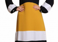 teba Muslim Women’s Dress Pure Egyptian Crepe Abaya Set Islamic (Rawan) teba