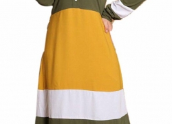 teba Muslim Women’s Dress Pure Egyptian Crepe Abaya Set Islamic (Rawan) teba