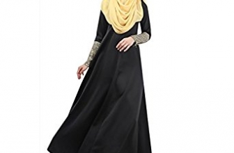 Timall Islamic Muslim Women Maxi Sleeve Dress Kaftan Abaya Jilbab Casual Dress Timall