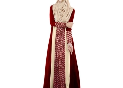 Timall Vintage Women Kaftan Abaya Jilbab Islamic Muslim Cocktail Maxi Dress Timall
