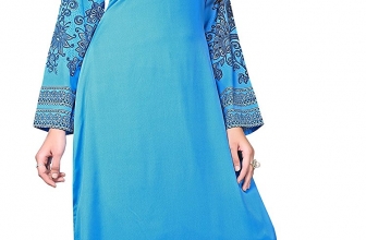 Trendyfashionmall Women’s Trendy Printed Round Neck Kaftans Abayas Multiple Colors & Designs TrendyFashionMall