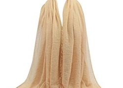 Tsmile 1PC Premium Viscose Maxi Crinkle Cloud Hijab Scarf Shawl Soft Islam Muslim