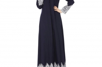 WILLTOO Womens Kimono Abaya Muslim Lace Casual Cardigan Kaftan Robe Daily Blouse