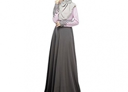 Women’s Kaftan Abaya Jilbab Islamic Muslim Long Sleeve Maxi Dress Aro Lora