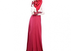 Women’s Kaftan Abaya Jilbab Islamic Muslim Long Sleeve Maxi Dress Aro Lora