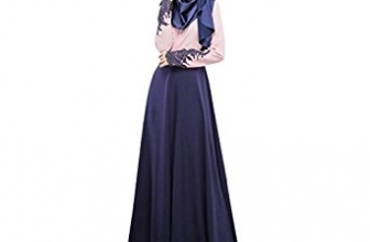 Women’s Kaftan Abaya Jilbab Islamic Muslim Long Sleeve Maxi Dress Aro Lora