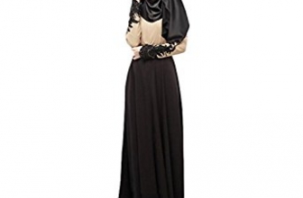 Women’s Kaftan Abaya Jilbab Islamic Muslim Long Sleeve Maxi Dress Aro Lora