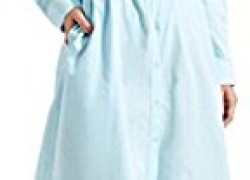 YI HENG MEI Women’s Elegant Modest Muslim Islamic Clothing Solid Abayas Shirt Dress Blouses YI HENG MEI