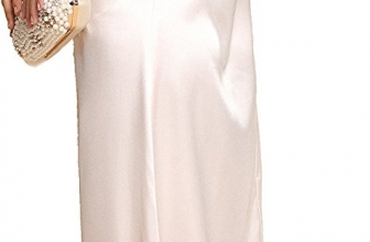 YI HENG MEI Women’s Elegant Modest Muslim Islamic Full Length Rayons Rhinestones Runway Abaya Dress YI HENG MEI