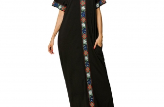 Zhuhaitf Summer Muslims Style Abaya Loose Dress Islamic Caftan Kaftans Robe For Women Zhuhaitf